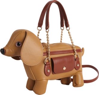 Generic Adorable Dachshund Purse, Cute Shoulder Bag, 10.63x2.75x7.08 Inches Novelty Tote with Dog Shape, PU Leather Designer Purse, Sling Bag with Charming St