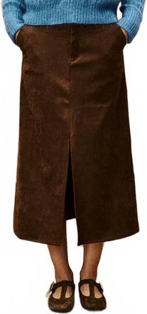 FRNCH Glaieul Ice Skirt In Brown
