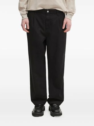 Carhartt Work in Progress Albert pocket-pleated trousers - men - Polyester/Cotton - 31 - Black