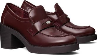 Tory Burch Loafer Pump in Plum at Nordstrom, Size 10.5