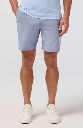 Mizzen+Main Helmsman Flat Front Performance Golf Shorts in Smoke at Nordstrom, Size 34 X 7