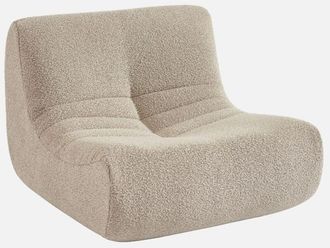 Sweeek Sillón infantil de una plaza con tejido borreguito texturizado, 1 plaza