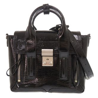 VBC Casa Patent Leather Handbag Shoulder Bag (Pre-Owned)