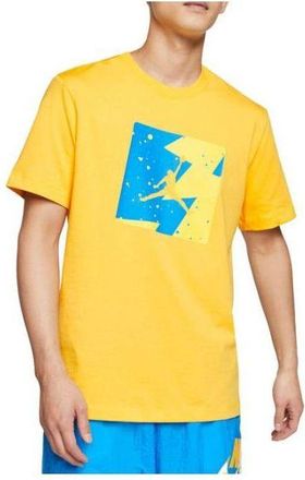 Nike Jordan Air Jordan Poolside Box T-shirt Yellow CJ6244-728