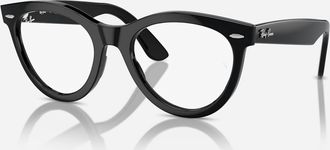 Ray-Ban Womens Rx2241V 2000 Eyeglass Prescription Frames In Polished Black