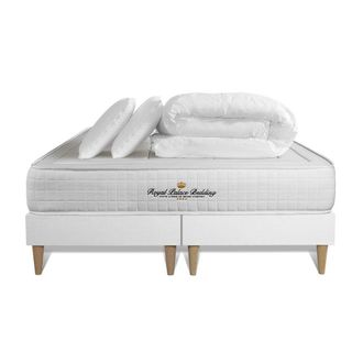 Royal Palace Bedding Pack Colch&oacute;n Blanco Espuma Viscoel&aacute;stica 180 X 200