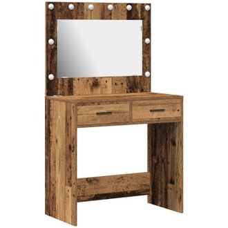 vidaXL Vidaxl - Dressing Table Old Wood 78.5 x 41 x 135 cm Engineered wood