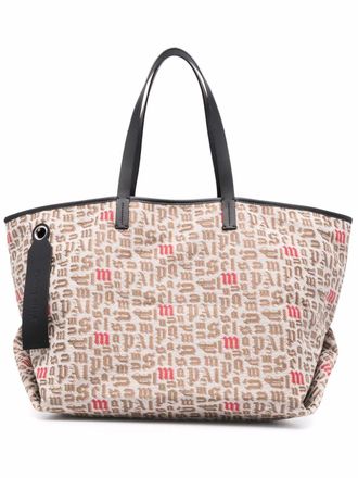 Palm Angels x Moncler monogram tote - Neutrals