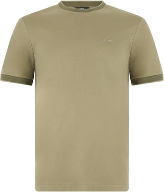 HUGO BOSS H-Tessler T-shirt - Heren - T-shirts - Beige - M - Katoen - Tops