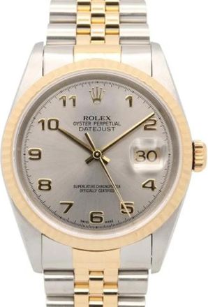 Rolex Pre-owned Datejust Polshorloge - Heren - Vintage Horloges - Grijs - ONE Size - Vintage