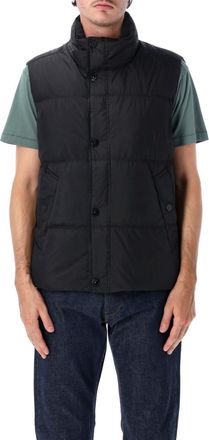 Stone Island Black Mock Collar Jacket