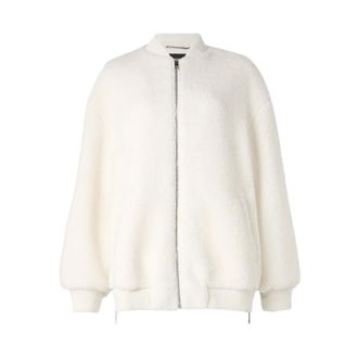 HUGO BOSS Dames, Jassen, Wit, Maat: S Fleece