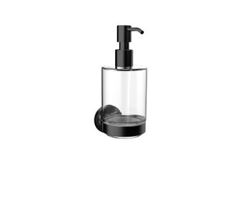 Emco Emco - Dispensador De Jab&oacute;n Redondo Recipiente De Cristal, Modelo