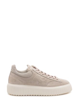 Hogan Beige Solid Sneakers