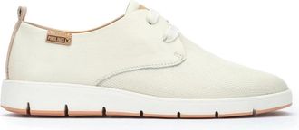 Pikolinos Off White Madrid Dames Sneaker - Dames - Veterschoenen - Wit - 42 EU - Leer - Schoenen