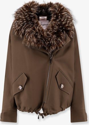 VALENTINI 1972 Parka in cotone con interno in pelliccia sintetica - VALENTINI 1972 - gender_Woman