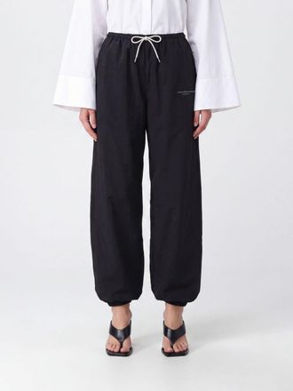 Alexander Wang High-Waisted Wide-Leg Jogging Trousers with Logo
