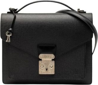 Louis Vuitton Pre-owned Handbags, male, Black, Size: ONE SIZE Pre-owned Shoulder Bag