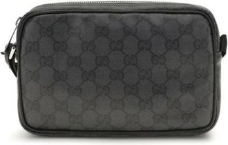 Gucci Bolso de Hombro GG Canvas - Bags - Hombre - Negro - ONE SIZE