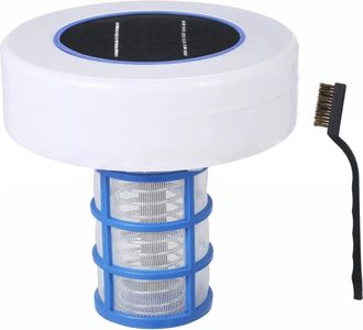 OEM Ionizador De Piscina, Flotador De Cloro Con Cepillo, Reduce El Cloro, Limpiador Y Purificador De Agua Flotante Para Accesorios De Piscinas Exteriores 