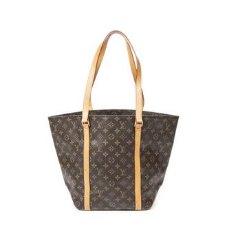 Louis Vuitton Pre-owned Womens Sac Shopping PM Shoulder Bag - Brown - One Size