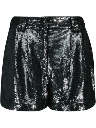 Iro sequin-embellished shorts - Grey