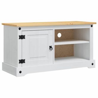 vidaXL Mueble De Tv Corona 100 X 40 X 52 Cm Madera De Pino Macizo Vidaxl