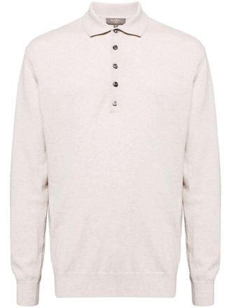 N.Peal Greenwich polo jumper - Neutrals