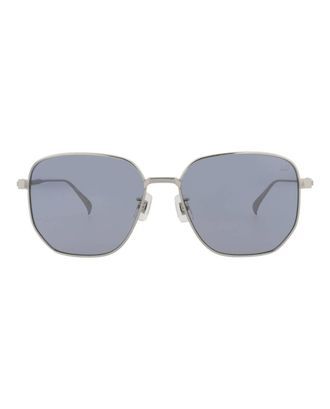 Dunhill Mens Square-Frame Sunglasses In Titanium