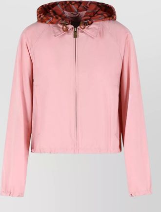 Burberry cropped hooded jacket