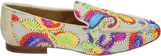 Pedro Miralles Beige Instappers met G Breedte - Dames - Loafers - Veelkleurig - 38 EU - Schoenen