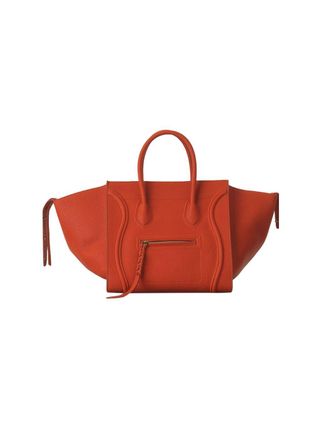 Celine Orange Phantom Luggage Tote