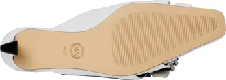 Michael Kors Darrington Kitten Mule Optical White 40R5DAMP3L Womens