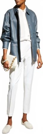 Lafayette 148 New York Gramercy Pant In White