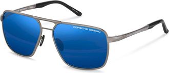 Porsche Design P8966 C775 Mens Sunglasses Grey Size 61