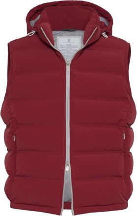 Brunello Cucinelli Red Puffer Vest
