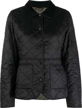 Barbour Deveron quilted jacket - women - Polyamide/Polyester - 14 - Black