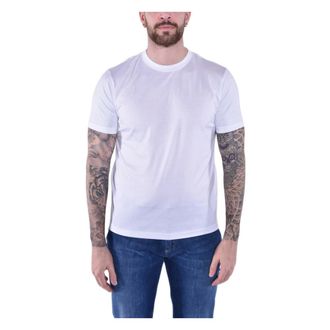 Eleventy Crew Neck Cotton T-shirt - male - Eleventy - T-Shirts - White - 3XL - Tops
