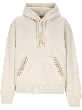 パーカー・フーディ alexander mcqueen FW25 HOODED SWEATSHIRT (839217 QTADU0438) Black Logo-Print Cotton-Jersey Hoodie | MCQUEEN | MR PORTER