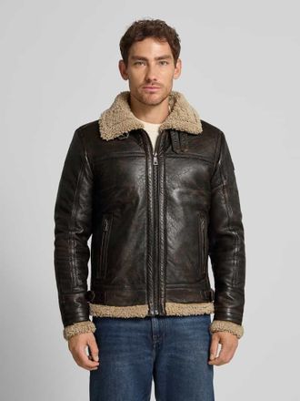 Leder Jacke Gipsy Lederjacke Mit Fell Gipsy Damen Ledermantel