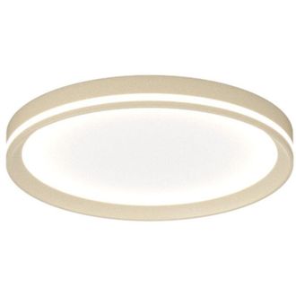 Top-Light Plafoniera moderna top light aera 1222 60 led cct switch biemissione metallo acrilico, finitura metallo sabbia