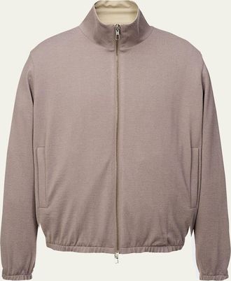 Loro Piana Mens Windmate Reversible Bomber Jacket