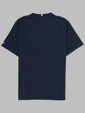 MC2 Saint Barth Embroidered Cotton T-Shirt - Blue