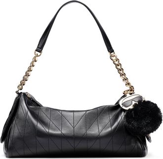 Karl Lagerfeld Lafayette Satchel in Black/gold at Nordstrom