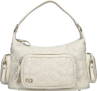 La Carrie Stitch&Spoon Schoudertas - Dames - Schoudertassen - Beige - ONE Size - Leer - Tassen