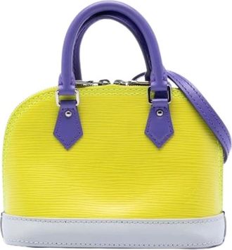 Louis Vuitton Pre-owned Mini Bags, female, Yellow, Size: ONE SIZE Pre-owned Alma Mini Bag