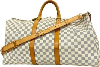Louis Vuitton White Boston Bag (Pre-Owned)