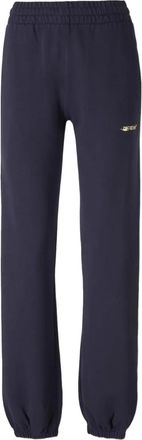 Off-white elastic-waistband track pants - Blue