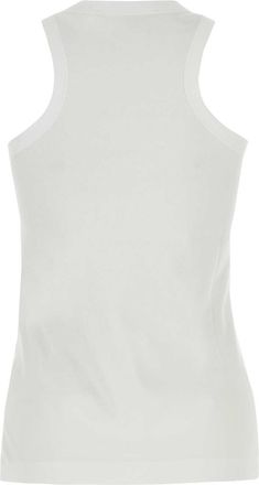 Stella McCartney Stella McCartney Womens White Cotton Tank Topa - Size Medium