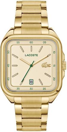 Lacoste L.12.12 Up Bracelet Watch, 39mm x 32mm in Gold at Nordstrom